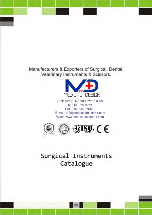 Surgical Instruments Catalogue Medical Design Sialkot Manufacturer Su…