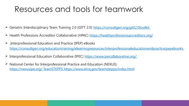The Multidisciplinary Approach in Health care MDT.pptx