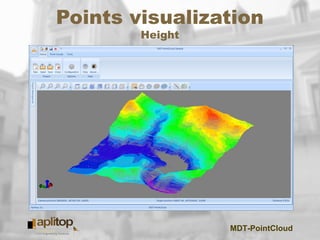 MDT-PointCloud
Points visualization
Height
 