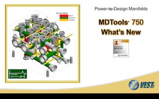 MDTools® 750 What’s New
MDTools 750 What’s New
Power-to-Design Manifolds
Hoch
Nominal
Niedrig
Geschwindigkeit
 