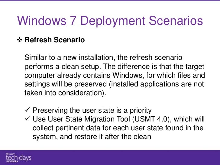 windows 7 deployment with