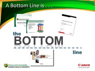 A Bottom Line is . . .A Bottom Line is . . .
the
line
RFPRFPRFP
 
