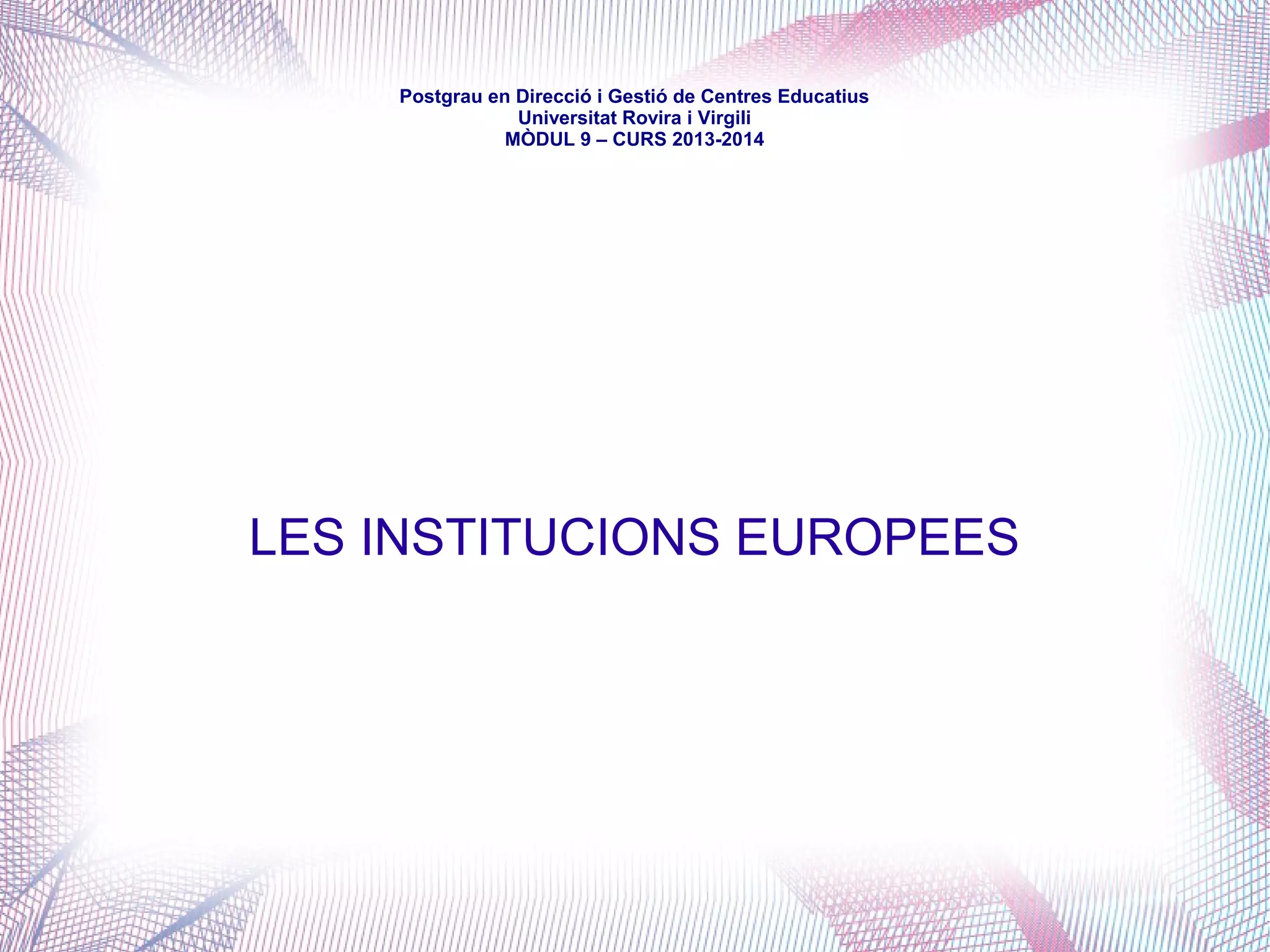 mòdul 9 – curs 2015-2016
Entre la pròpia tradició i les competències que li ha atorgat la normativa,
els ens locals de Catalunya han assumit:
● les Oficines Municipals d'Escolarització
● personal de serveis i el manteniment de escoles públiques d'infantil i primària
● l'educació infantil 0-3
● els plans educatius d'entorn
● els programes de transició escola-treball
● els PQPI (Programes de Qualificació Professional Inicial)
● les escoles d'adults
● les escoles de música, dansa i art
● iniciatives diverses de suport i reforç als centres reglats i a l'alumnat
Per a més dades, consulteu l'informe Polítiques educatives locals de la Fundació Bofill (2014)
 
