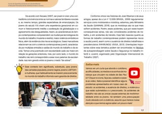 Curso de Aperfeiçoamento em Saúde Mental
e Atenção Psicossocial de Adolescentes e Jovens
Módulo: Adolescências e juventudes na contemporaneidade: diferentes perspectivas, diversidades, aspectos étnicos e culturais
12
De acordo com Novaes (2007), ser jovem é viver uma con-
traditória convivência entre as normas e valores familiares e sociais
e, ao mesmo tempo, grandes expectativas de emancipação. Os
jovens do século XXI vivem uma experiência geracional em co-
mum e historicamente inédita: a aceleração da globalização e o
agravamento das desigualdades. Assim, as características do tem-
po contemporâneo compreendem: as mudanças tecnológicas do
mundo do trabalho (mutante e restrito), maior violência simbólica e
física, além da evidência dos riscos ecológicos. Esses marcadores
relacionam-se com a vivência contemporânea juvenil, caracteriza-
da por múltiplas entradas e saídas do mundo do trabalho e da es-
cola. Temos uma juventude com escolaridade cada vez maior em
relação às gerações anteriores, mas, por outro lado, o mundo do
trabalho não tem correspondido a esse novo patamar de escolari-
dade. Isso tem gerado entre os jovens o medo “de sobrar”.
Conforme vimos nas histórias de José Ribamar e de seus
amigos, apesar de a Lei no
12.009 (BRASIL, 2009) regulamentar
serviços como mototaxista e motoboy, sabemos, pelo Ministério
da Saúde (GIANNINI, 2018), que os motoboys são os que mais
sofrem acidentes. Porém, esses acidentes, que por vezes trazem
consequências sérias, não são considerados acidentes de tra-
balho, e sim acidentes de trânsito. Esse fato mascara quanto as
formas de trabalho contemporâneas podem representar riscos
à saúde juvenil, assim como a ausência de direitos trabalhistas e
previdenciários (RAYMUNDO; VEIGA, 2013). Orientações impor-
tantes sobre essa temática podem ser encontradas no Módulo
de autoaprendizagem sobre Saúde e Segurança no trabalho In-
fantil e Juvenil, organizado pela Organização Internacional do
Trabalho (2007).
Esse contexto tem significado, sobretudo, para jovens
das camadas populares, jovens negros, jovens LGBTQIA+
e mulheres, que habitualmente se inserem precocemente
no mundo do trabalho informal e sem garantia de direitos.
Saiba mais
Vamos ver um curta que aborda o cotidiano,
asdificuldades,osmedoseossonhosdemo-
toboys que circulam na cidade de São Pau-
lo? Clique no ícone, faça seu cadastro e assis-
ta ao vídeo. Nele é possível identificar alguns
problemas apresentados em nosso caso de
estudo: os acidentes, a ausência de direitos, a violência a
que estão submetidos e o preconceito. Os acidentes de
trabalho não são as únicas causas externas de morbimor-
talidade entre os jovens. Há também uma preocupação
muito elevada com a violência, assunto que merece nossa
atenção e que iremos agora saber um pouco mais!
Fonte: WikiMedia
clique e
acesse
 