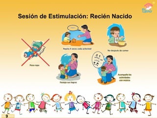 Sesión de Estimulación: Recién Nacido
9
 