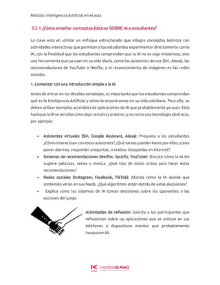 MÓDULO- INTELIGENCIA ARTIFICIAL EN EL AULA | PDF