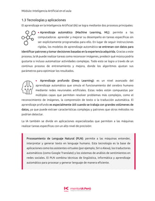 MÓDULO- INTELIGENCIA ARTIFICIAL EN EL AULA | PDF
