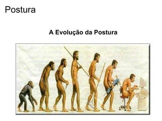 A Evolução da Postura
Postura
 