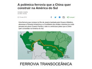 FERROVIA TRANSOCEÂNICA
 