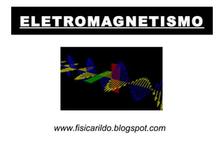 ELETROMAGNETISMO
www.fisicarildo.blogspot.com
 