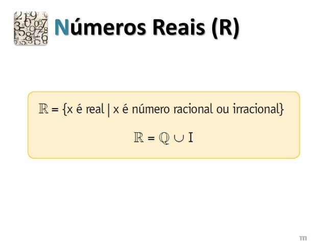 Módulo 08 números irracionais e reais | PPTX