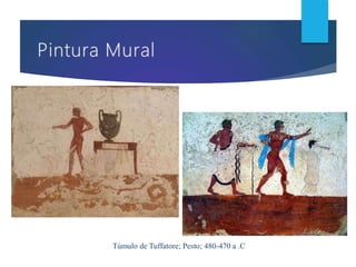 Túmulo de Tuffatore; Pesto; 480-470 a .C
 