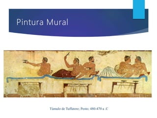 Túmulo de Tuffatore; Pesto; 480-470 a .C
 