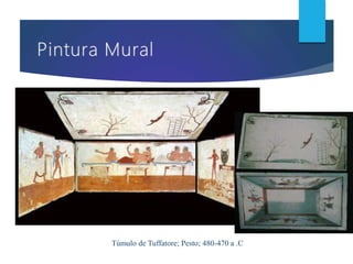 Túmulo de Tuffatore; Pesto; 480-470 a .C
 