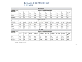 ES C ALA DE S ANC IONES -
S UNAFIL
Fuente: DS 008-2020-TR
76
 