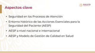 Módulo 2. Introducción a las Acciones Esenciales para la Seguridad del ...