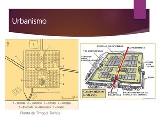 Planta de Timgad; Tunísia
 
