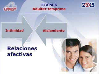 ETAPA 6 Adultez temprana Relaciones afectivas