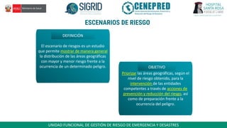 MODULO 2 GESTION PROSPECTIVA DEL RIESGO DE DESASTRES EN EL SECTOR SALUD ...