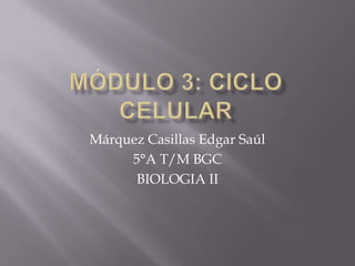 Márquez Casillas Edgar Saúl
     5°A T/M BGC
      BIOLOGIA II
 