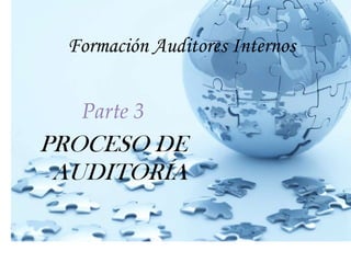 Formación Auditores Internos Parte 3 PROCESO DE AUDITORÍA 