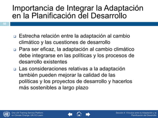 Módulo 3 introducción a la adaptación al cambio climático | PPTX