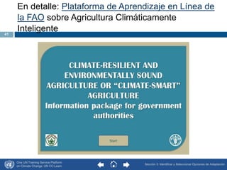 Módulo 3  introducción a la adaptación al cambio climático 