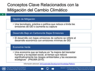 Módulo 4 introducción a la mitigación del cambio climático | PPTX
