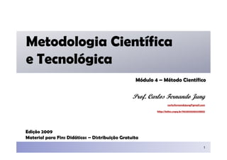 disciplina: Metodologia Científica - ppt carregar