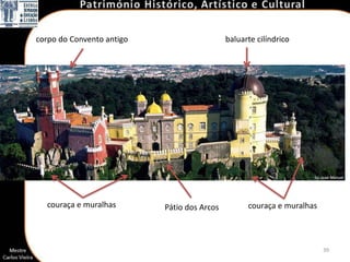 corpo do Convento antigo                     baluarte cilíndrico




  couraça e muralhas       Pátio dos Arcos         couraça e muralhas



                                                                        39
 