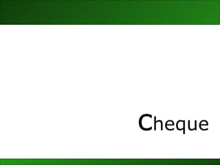 c heque 