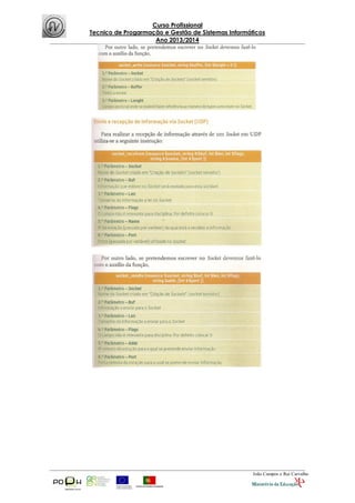 Curso Profissional
Tecnico de Progarmação e Gestão de Sistemas Informáticos
Ano 2013/2014
João Campos e Rui Carvalho
 