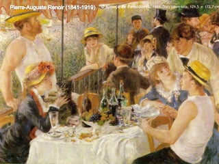 O Almoço de Remadores. 1881. Óleo sobre tela. 129,5 × 172,7 cm

 