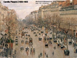 Boulevard Montmartre, 1897. Óleo sobre
tela. 74 × 92.8 cm

 