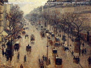 Boulevard Montmartre no Inverno, 1897. Óleo sobre tela.
64.8 x 81.3 cm

 