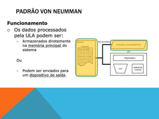 PADRÃO VON NEUMMAN
 