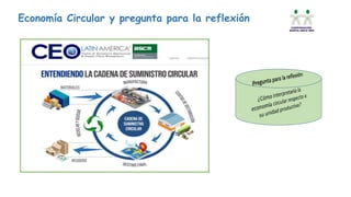Economía Circular y pregunta para la reflexión
 