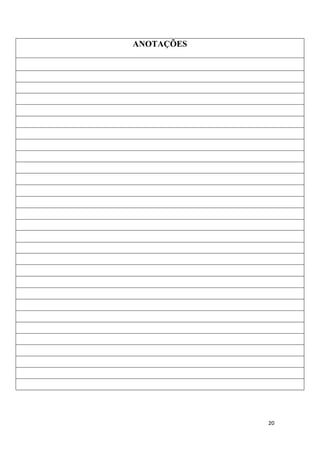 20
ANOTAÇÕES
 