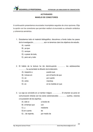 Módulo Desarrollo Habilidades Comunicativas