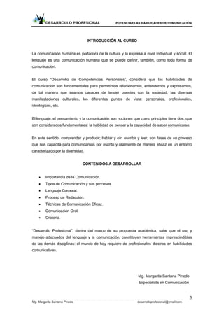 Módulo Desarrollo Habilidades Comunicativas