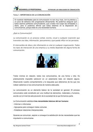 Módulo Desarrollo Habilidades Comunicativas