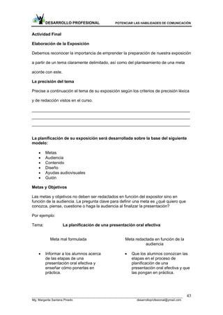 Módulo Desarrollo Habilidades Comunicativas