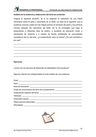 Módulo Desarrollo Habilidades Comunicativas