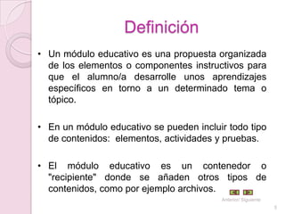 Módulo Educativo | PPTX