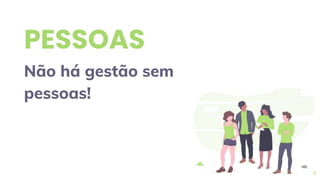 PESSOAS
Não há gestão sem
pessoas!
4
 