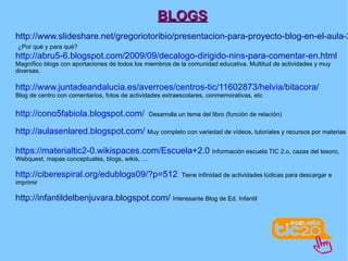 Reflexionar sobre las posibilidades   didácticas de los recursos TIC 