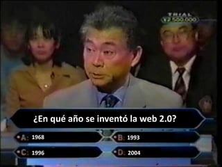 ¿En qué año se inventó la web 2.0?
               1968                          1993

               1996
Técnico Marketing Digital y Redes Sociales   2004
©inesdi 2011 ©Pepe Tomé - @pepetome
 