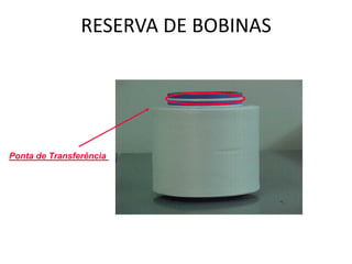 RESERVA DE BOBINAS
Ponta de Transferência
 