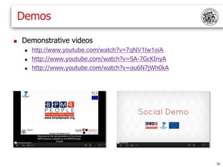 Demos

   Demonstrative videos
        http://www.youtube.com/watch?v=7qNV1Iw1oiA
        http://www.youtube.com/watch?v=SA-7GcKInyA
        http://www.youtube.com/watch?v=ou6N7jWh0kA




                                                      36
 