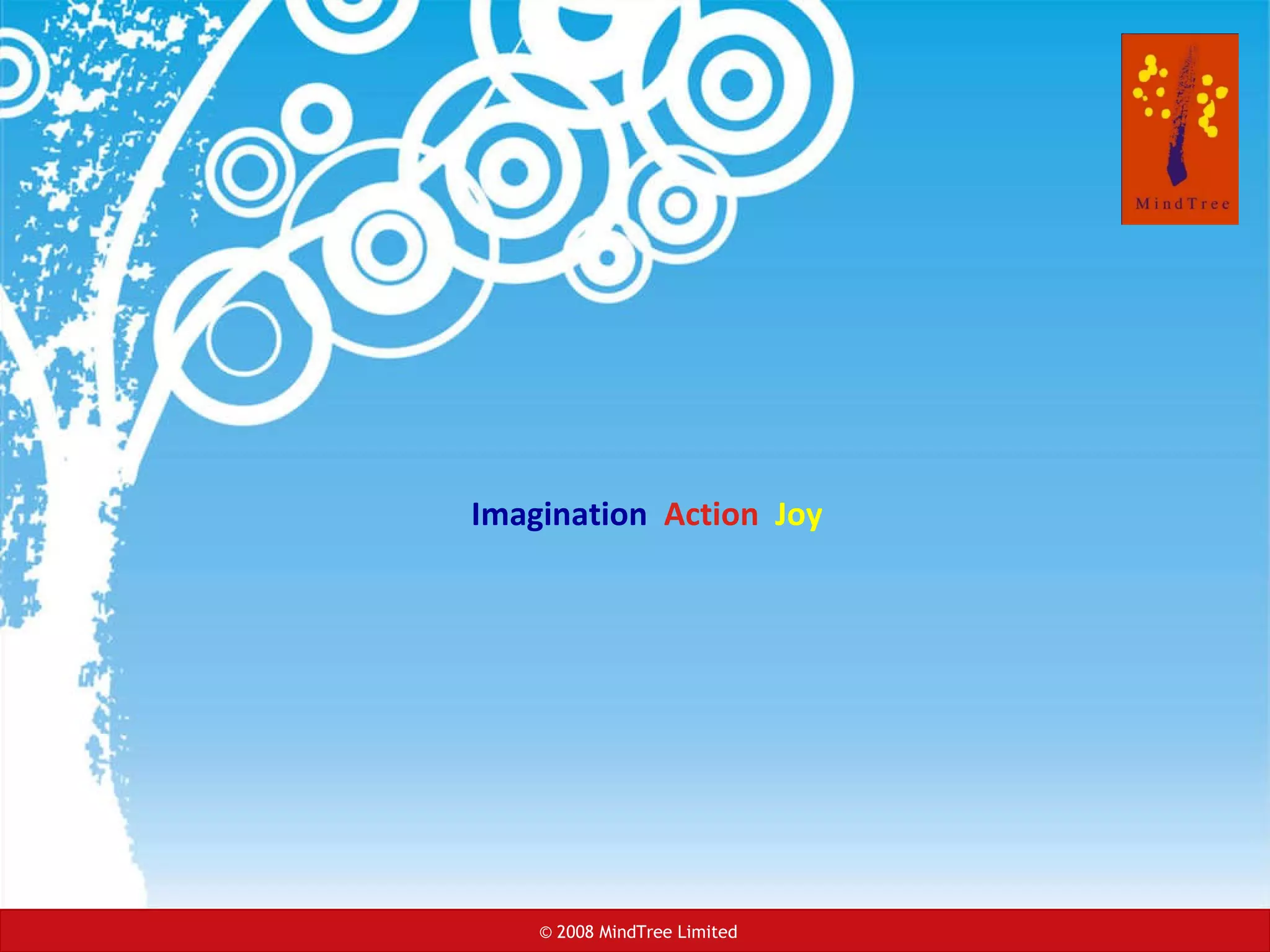© 2008 MindTree Limited Imagination   Action   Joy 
